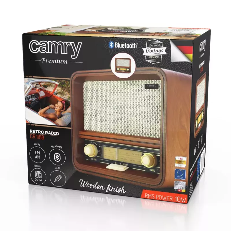 Rádio pessoal Camry Premium CR 1188