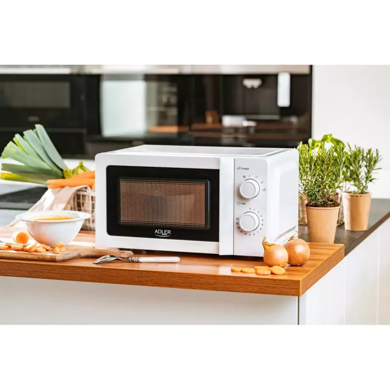 Micro-ondas solo Adler AD 6205, 700 W, 20 L