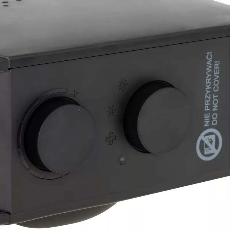Termoventilador Adler AD 7725B, 2000 W, 2 níveis de potência, termostato ajustável, preto
