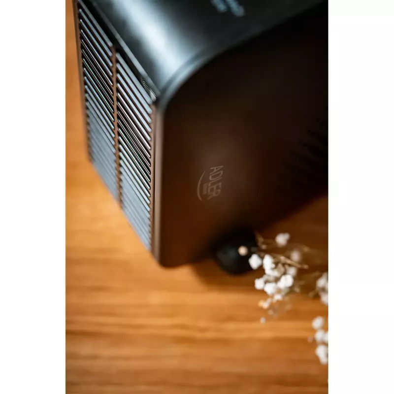 Termoventilador Adler AD 7725B, 2000 W, 2 níveis de potência, termostato ajustável, preto
