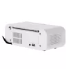 Despertador Adler AD 1192W – despertador de mesa compacto com carregador sem fios e entrada AUX, branco