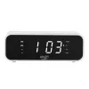 Despertador Adler AD 1192W – despertador de mesa compacto com carregador sem fios e entrada AUX, branco