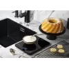 Balança de cozinha eletrónica Adler AD 3177b – capacidade de 10 kg, precisão de 1 g, preta, superfície de vidro