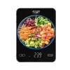 Balança de cozinha eletrónica Adler AD 3177b – capacidade de 10 kg, precisão de 1 g, preta, superfície de vidro