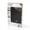 Balança de cozinha eletrónica Adler AD 3177b – capacidade de 10 kg, precisão de 1 g, preta, superfície de vidro