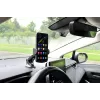 Suporte de telemóvel para automóvel IBOX H-9 ângulo ajustável universal compatível com smartphones, suporte com ventosa, preto, plástico
