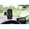 Suporte de telemóvel para automóvel IBOX H-9 ângulo ajustável universal compatível com smartphones, suporte com ventosa, preto, plástico