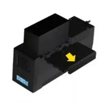 UPS ORVALDI ID1K5CH 1,5 kVA (900 W) Line-Interactive, bateria de 24 V, LCD, USB, compacto preto