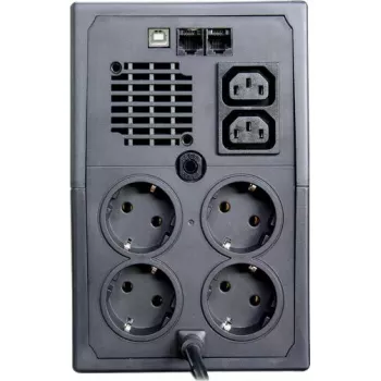 UPS ORVALDI ID1K5CH 1,5 kVA (900 W) Line-Interactive, bateria de 24 V, LCD, USB, compacto preto