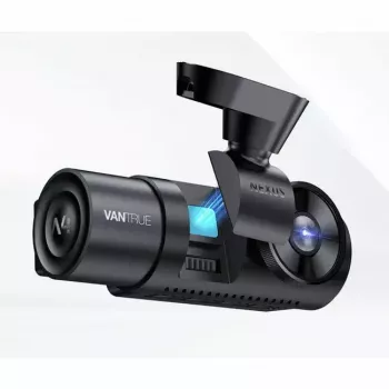 Dashcam VANTRUE N4 PRO dashcam de 3 canais, câmara principal 3840×2160, 165° frontal, 160° interior, GPS, Wi‑Fi, ecrã IPS, MicroSD até 512GB