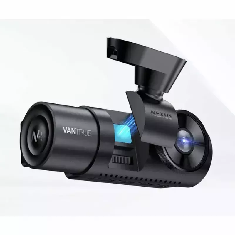 Dashcam VANTRUE N4 PRO dashcam de 3 canais, câmara principal 3840×2160, 165° frontal, 160° interior, GPS, Wi‑Fi, ecrã IPS, MicroSD até 512GB