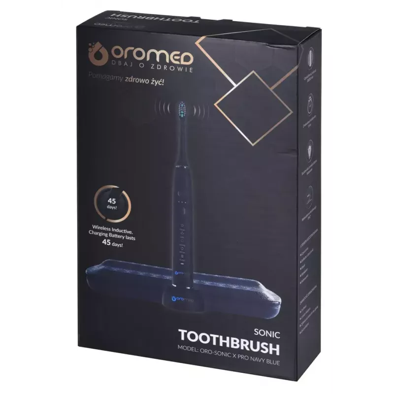 Escova de dentes sónica ORO-SONIC X PRO NAVY BLUE