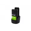 Bateria para aparafusadora Green Cell PTBO12V3 — Li-Ion 3 Ah, dimensões 5,1×4,7×8,6 cm