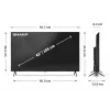 Sharp 43HL4265E TV 109,2 cm (43 polegadas) 4K Ultra HD Smart TV Wi-Fi preto