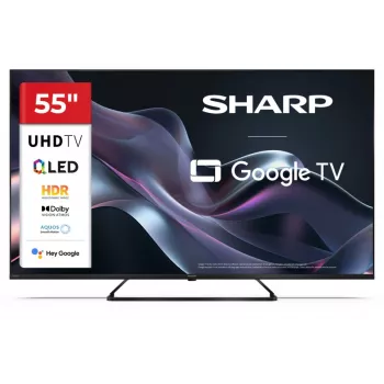 Sharp 55HP6265E TV 139,7 cm (55 polegadas) 4K Ultra HD Smart TV Wi-Fi preto