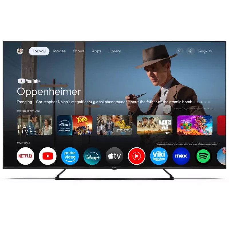 Sharp 55HP6265E TV 139,7 cm (55 polegadas) 4K Ultra HD Smart TV Wi-Fi preto