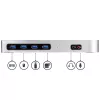 StarTech.com dock USB-C e USB-A - Dock dual-monitor 4K 60Hz DisplayPort + HDMI - Estação de acoplamento USB 3.0 híbrida para portáteis USB-C ou USB-A - 6x USB Type-A, GbE - USB 3.1 Gen 1 - Mac/Windows