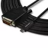 StarTech.com cabo USB-C para DVI de 10ft (3m) – 1080p (Single Link) cabo adaptador USB Type-C (DP Alt Mode HBR2) para DVI-Digital vídeo – Funciona com Thunderbolt 3 – Portátil para monitor/ecrã DVI
