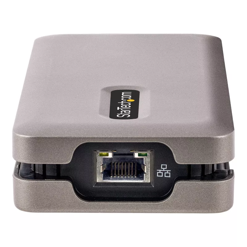 StarTech.com adaptador multiporta USB-C, 4K 60Hz HDMI 2.0b, HDR, hub USB 3.2 Gen 2 10Gbps (2xUSB-C, 1xUSB-A), 100W PD Pass-Through, Mini Travel Dock, cabo de 12 polegadas/30cm, estação de acoplamento para portátil