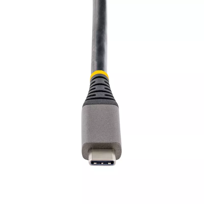 StarTech.com adaptador multiporta USB-C, 4K 60Hz HDMI 2.0b, HDR, hub USB 3.2 Gen 2 10Gbps (2xUSB-C, 1xUSB-A), 100W PD Pass-Through, Mini Travel Dock, cabo de 12 polegadas/30cm, estação de acoplamento para portátil