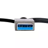 StarTech.com adaptador USB para dual-HDMI, USB-A/C para 2x ecrãs HDMI (1x 4K30Hz, 1x 1080p), dongle USB-A para C integrado, cabo de 11 cm, adaptador USB 3.0 para HDMI, Windows e macOS