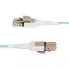 StarTech.com cabo de fibra ótica LC para LC (UPC) OM4 comutável de 5m (16.4ft) 50/125µm, 100G, mudança de polaridade sem ferramentas, baixa perda de inserção – Cabo jumper de fibra LSZH