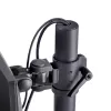 StarTech.com suporte de mesa para 2 monitores empilhados verticalmente, dual 49 polegadas, total 32 kg, grampo C, sistema VESA de libertação rápida, ecrã panorâmico 16:9/Ultra-wide 32:9, TAA
