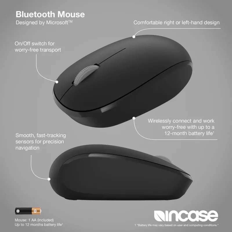 Incase Designed by Microsoft Rato Bluetooth Travel Ambidextro