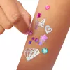 Cool Maker, Shimmer Me Body Art com rolo, pedras preciosas e 3 folhas, 135 designs de tatuagens temporárias metálicas, brinquedo de artes e criatividade para raparigas a partir dos 7 anos