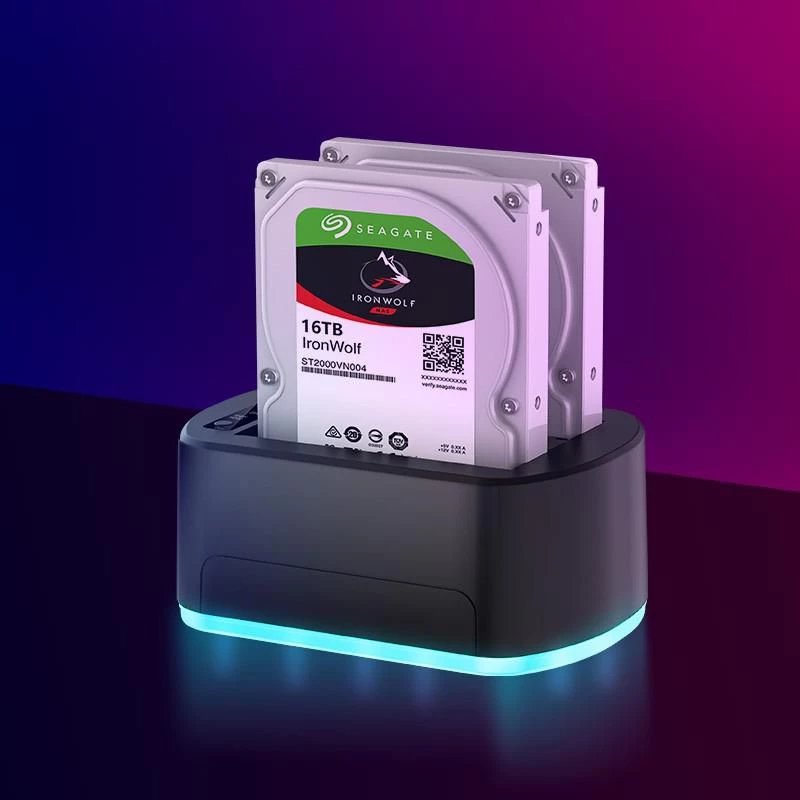CoreParts MS-CLONER-SATA2.5-3.5 Docking station para unidades de armazenamento Preto