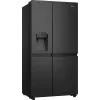 Hisense RS818N4TFC Frigorífico side-by-side Independente 632 L Preto, Aço inoxidável