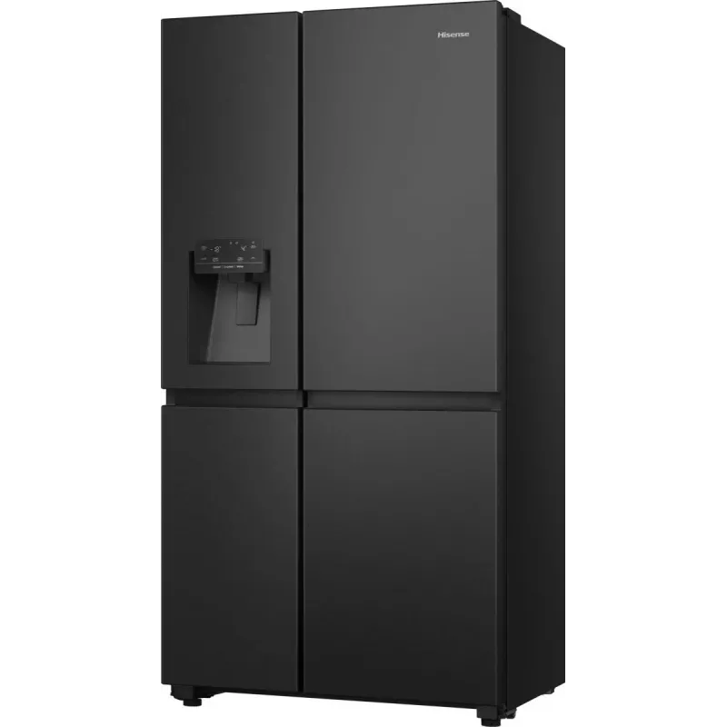 Hisense RS818N4TFC Frigorífico side-by-side Independente 632 L Preto, Aço inoxidável