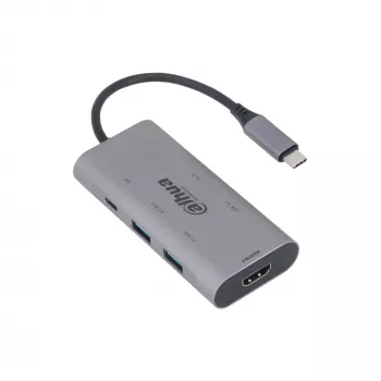 Dahua Technology docking station 7-em-1 USB 3.1 Type-C para USB 3.0 + HDMI + SD/TF + PD