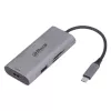 Dahua Technology docking station 7-em-1 USB 3.1 Type-C para USB 3.0 + HDMI + SD/TF + PD