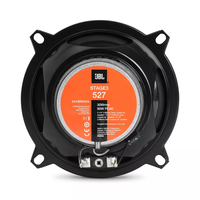 JBL Stage3 527 colunas para automóvel redondas 2 vias 200 W 2 unid.