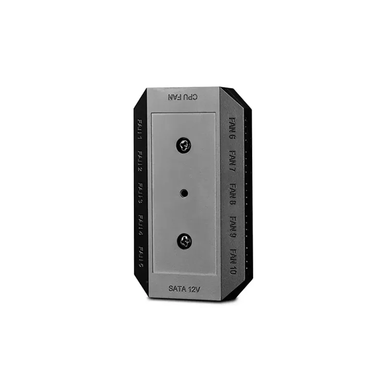 Controlador de ventoinhas DeepCool FH-10, conector de ventoinha de 4 pinos, preto, 80×46×15 mm