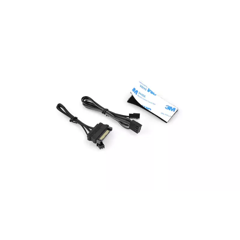Controlador de ventoinhas DeepCool FH-10, conector de ventoinha de 4 pinos, preto, 80×46×15 mm