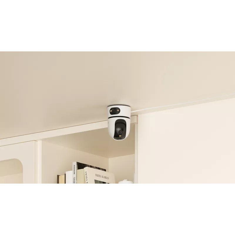 Câmara de vigilância IP IMOU Ranger Dual Pro 6MP — interior, mesa, 2304×1296, 3,6mm, zoom digital 8×, ângulo de visão 91°×47°