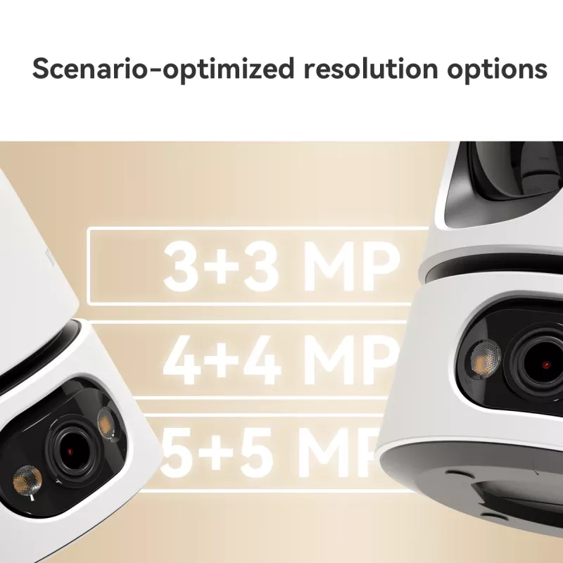 Câmara de vigilância IP IMOU Ranger Dual Pro 6MP — interior, mesa, 2304×1296, 3,6mm, zoom digital 8×, ângulo de visão 91°×47°