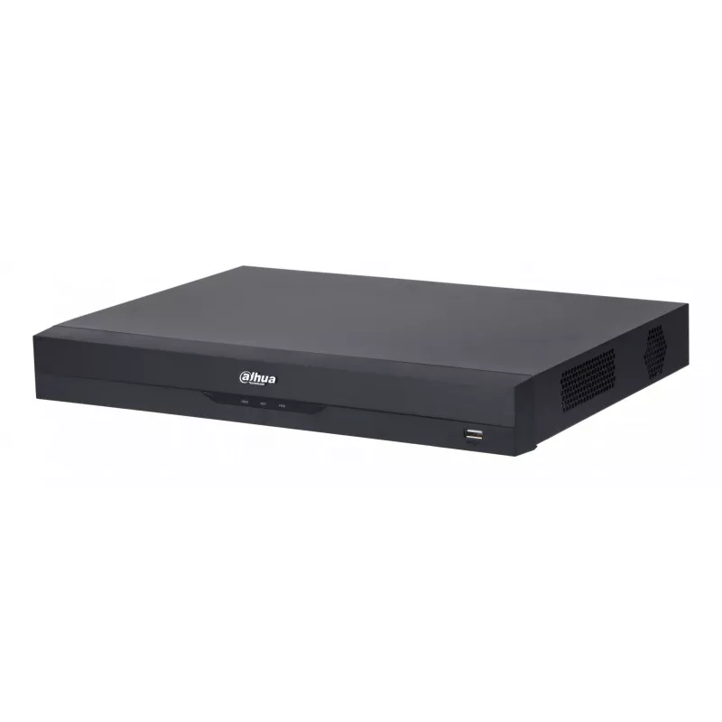 DVR Dahua 32 canais Penta-brid 5MP/1080P 1U XVR5232AN-I3/T, 2×SATA, WizSense, preto