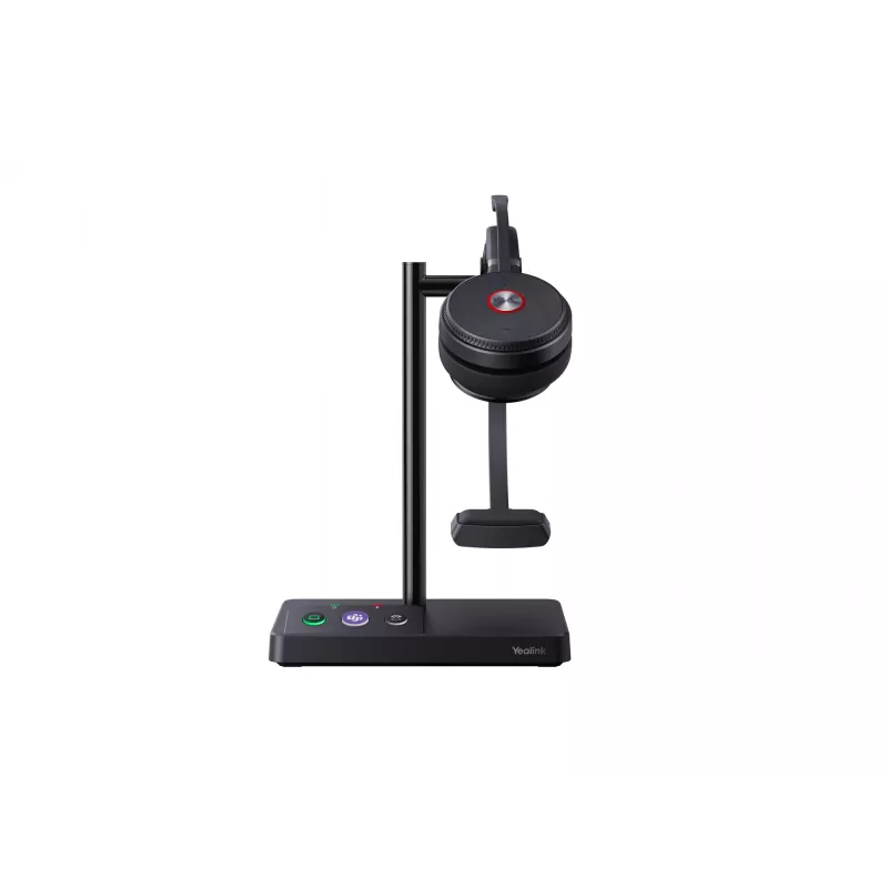 Yealink WH62 Mono Teams Headset, sem fios, escritório/call center, 20 - 20000 Hz, 80 g, headset, preto