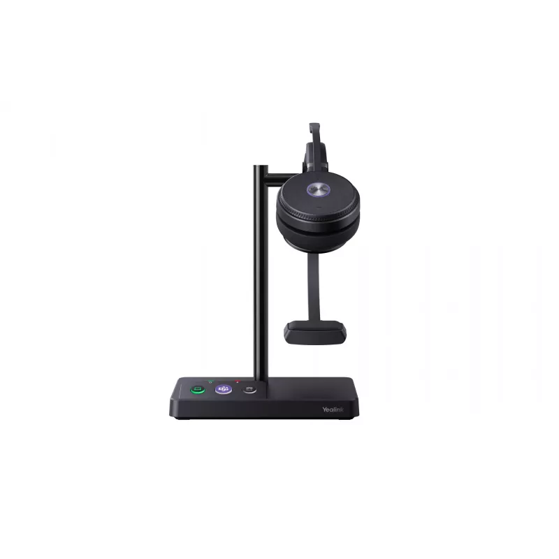 Yealink WH62 Mono Teams Headset, sem fios, escritório/call center, 20 - 20000 Hz, 80 g, headset, preto