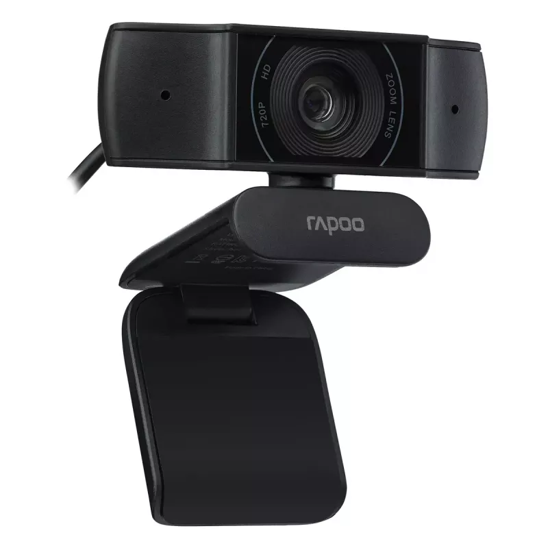 Webcam Rapoo XW170 1280 x 720 píxeis USB 2.0 Preta