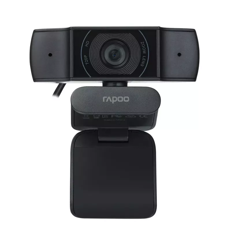 Webcam Rapoo XW170 1280 x 720 píxeis USB 2.0 Preta