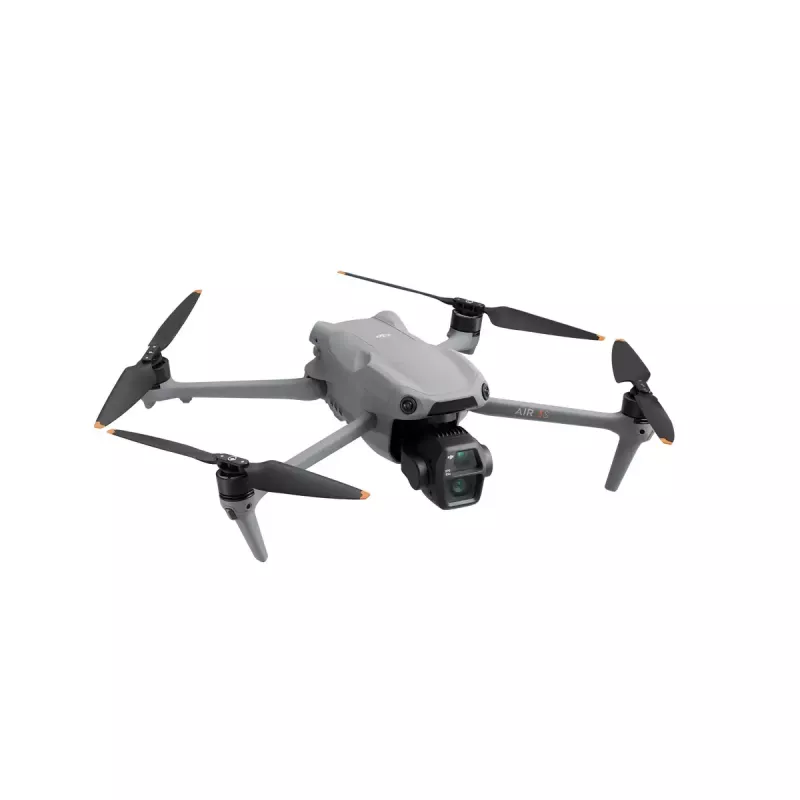 Quadricóptero DJI Air 3s Fly More Combo — câmara de 50 MP, 4K 3840×2160, 27 m/s, alcance de 32.000 m, bateria de 4276 mAh, cinzento