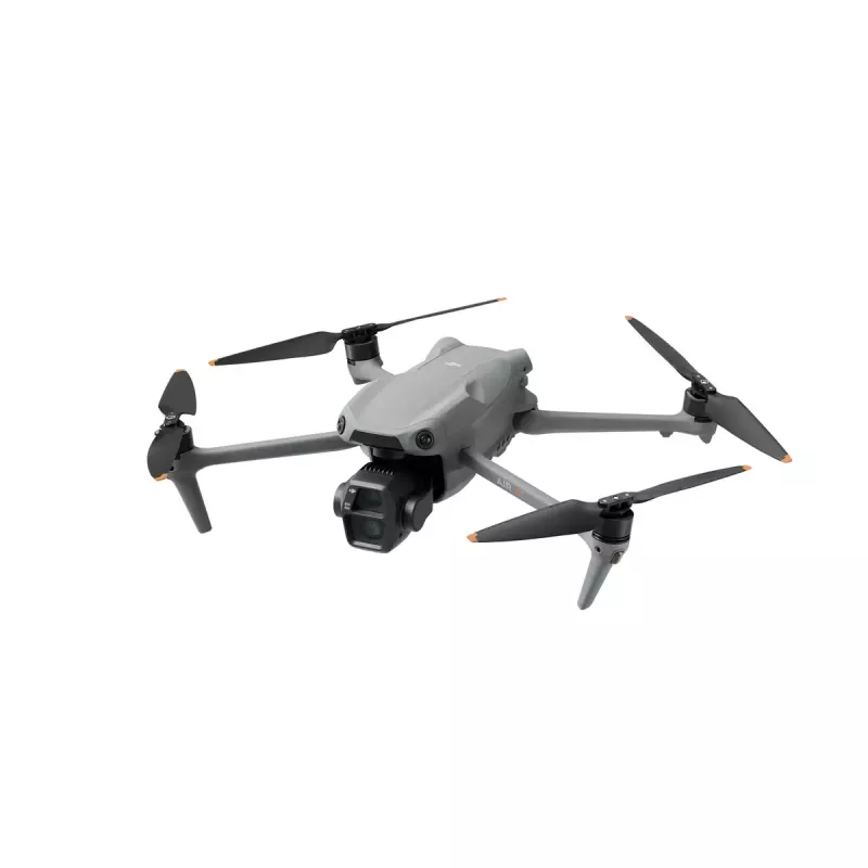 Quadricóptero DJI Air 3s Fly More Combo — câmara de 50 MP, 4K 3840×2160, 27 m/s, alcance de 32.000 m, bateria de 4276 mAh, cinzento