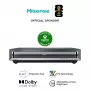 Televisor de projeção Hisense PX3 projetor de distância ultra-curta 2800 ANSI Lumen UHD 4K (3840x2160) preto, cinzento-escuro