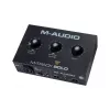 Interface de áudio M-Audio M-Track Solo — USB 16 bits/48 kHz, 1 entrada/1 saída, conector combinado XLR/TRS e entrada de instrumento, alimentação fantasma 48 V, saída para auscultadores