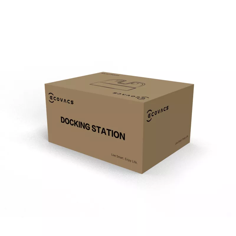 Estação de carregamento Ecovacs D-CD01-2051 para robô aspirador, modelos compatíveis, preto/branco