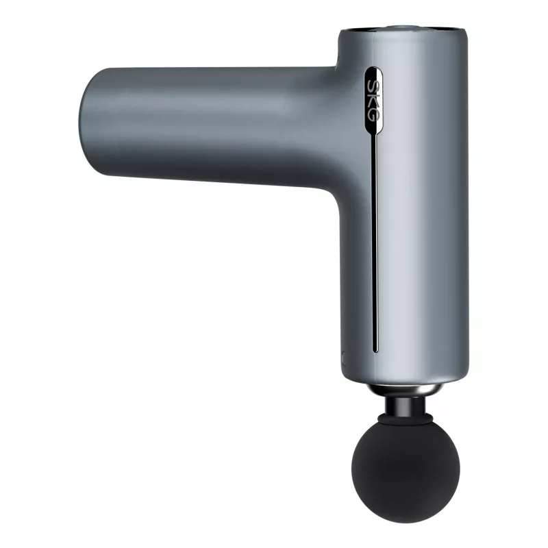 Massageador de pescoço e ombros percussão e vibração portátil SKG F1 Pro, bateria 10 W, cinzento, 461 g